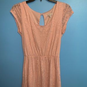 Charlotte Russe Blush Pink Floral Dress